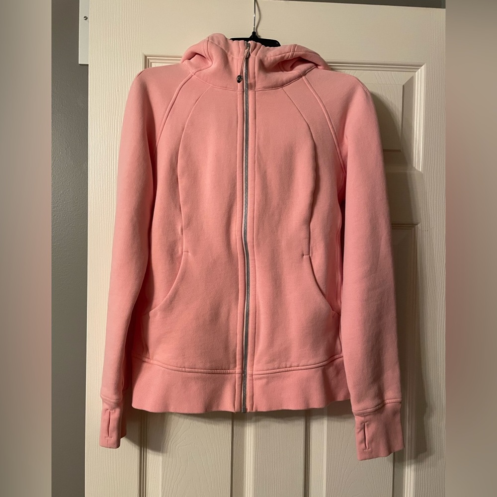 Lululemon SCUBA Full Zip- PINK size 8